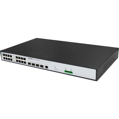 Управляемый коммутатор Ethernet - I(P)GS-L5416MGSFPR-DCI series - Lantech Communications Europe GmbH - 20 портов / уровня 2 / уровня 3