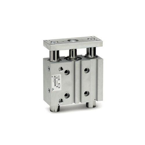Цилиндр со встроенной направляющей - QCT, QCB series - CAMOZZI AUTOMATION - пневматический / с магнитным поршнем / двойного действия