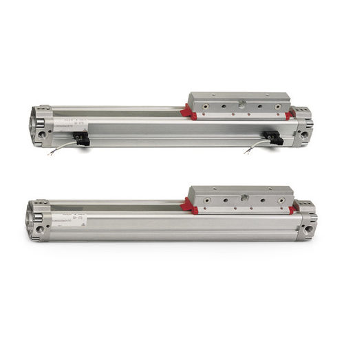 Цилиндр без штока - 50 series - CAMOZZI AUTOMATION - пневматический / двойного действия / с регулируемым амортизатором