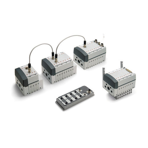 Распределительный блок с выдвижным ящиком - Y series - CAMOZZI AUTOMATION - управление от соленоида / с пневматическим приводом / 2/2 канала