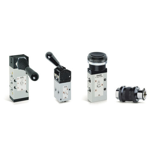 Пневматический распределитель с выдвижным ящиком - 1, 3, 4, VMS series - CAMOZZI AUTOMATION - с заслонкой / с ручным приводом / 3/2 каналов