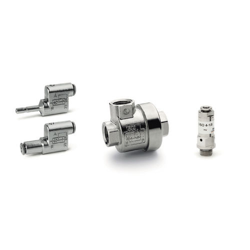 Пробковый клапан - VSC, VSO series - CAMOZZI AUTOMATION - для воздуха / для цилиндра / из латуни