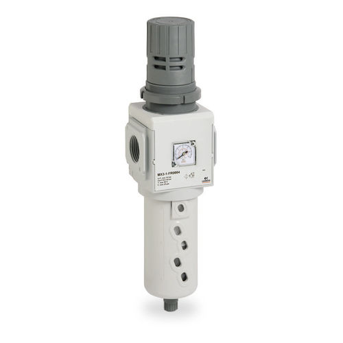 Фильтр-регулятор для сжатого воздуха - MX series - CAMOZZI AUTOMATION - мембранный / из алюминия / с байонетным креплением