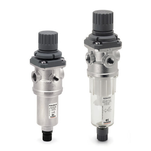 Воздушный фильтр-регулятор - N series - CAMOZZI AUTOMATION - мембранный / коалесцентный / из латуни