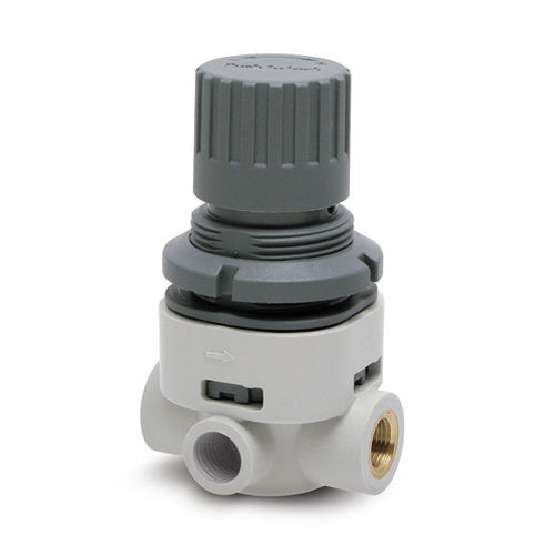 Миниатюрный регулятор давления - T series - CAMOZZI AUTOMATION - для воды / для воздуха / поршневый