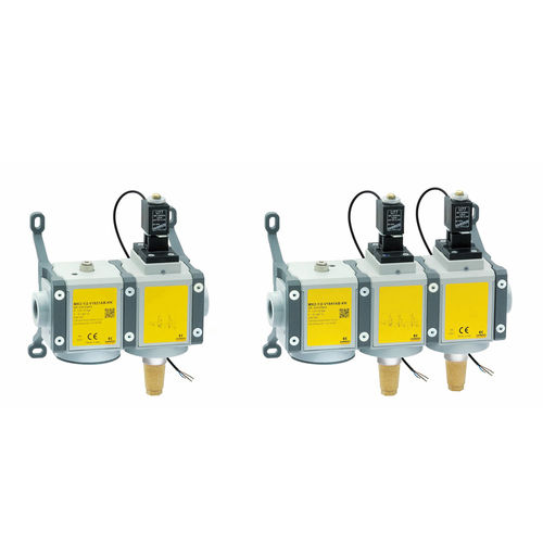 Предохранительный клапан 3/2 - MX Safemax series + AVP - CAMOZZI AUTOMATION - для очистки сжатого воздуха / для главной линии / компактный