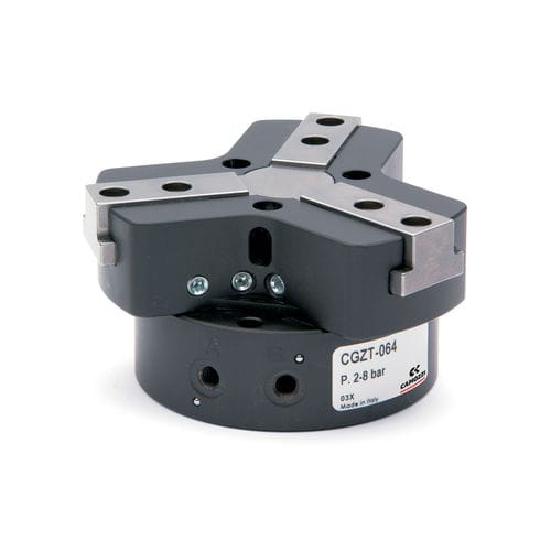 Пневматический захват - CGZT series - CAMOZZI AUTOMATION - концентричный / 3 губки / для разгрузочно-погрузочных работ