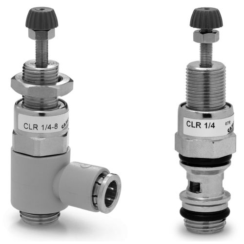 Миниатюрный регулятор давления - CLR series - CAMOZZI AUTOMATION - поршневый / одноуровневый / из латуни