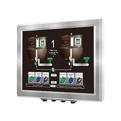 Монитор TFT-LCD - ADM-5817AX - Arista - с резистивным сенсорным экраном на 5 проводах / промышленный / для хранения