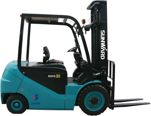 Электрический вилочный погрузчик - 1 500 kg | SWFE15AC-4F1 - SUNWARD INTELLIGENT EQUIPMENT CO.,LTD. - с местом для сидения водителя / для разгрузочно-погрузочных работ / 4-колесный