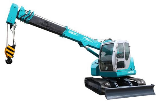 Гусеничный башенный кран - SWTC05 - SUNWARD INTELLIGENT EQUIPMENT CO.,LTD. - для подъема / гидравлический