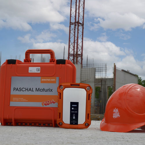 Система наблюдения для цементирования - Maturix - PASCHAL-Werk G. Maier GmbH - для измерения температуры / переносная / в режиме реального времени