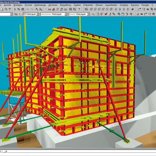 Программное обеспечение для проектирования опалубки на основе Autocad - Plan pro - PASCHAL-Werk G. Maier GmbH