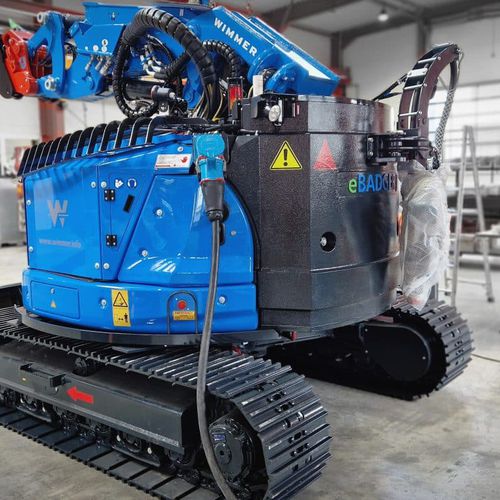 Экскаватор мини - e-Badger - WIMMER Hartstahl GmbH & Co KG - гусеничный / электрический / дизельный