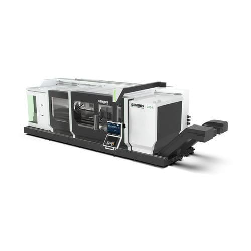 Токарный станок ЧПУ - GR5-A - GEMINIS LATHES, S.A - горизонтальный / с двойной револьверной головкой / высокой точности