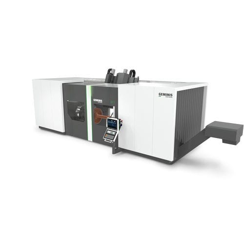Токарный станок ЧПУ - GR7-5P - GEMINIS LATHES, S.A - горизонтальный / с портальным разгрузчиком