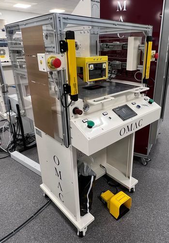 Станок для горячего тиснения фольгой с ручным приводом - OMAC 993 DS T4 PRO - Suteau-Anver - для кожи