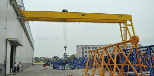 Полукозловой кран на рейке - GH Cranes & Components - для гражданского строительства / для цеха / двухбалочный