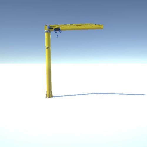 Поворотный кран на стойке - GPLN2 - GH Cranes & Components - 360° / с лебедкой / электрический