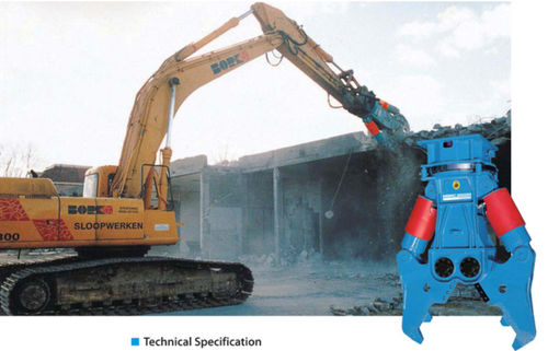 Гидравлическая дробилка для первичного разрушения - 2 - 38 t | MSRC series - MSB corporation