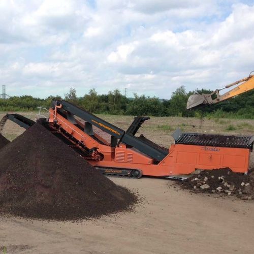 Грубое сито для переработки - RDS514/RTS514 - Rockster Austria International GmbH - для строительной площадки / мобильное / для сыпучих материалов