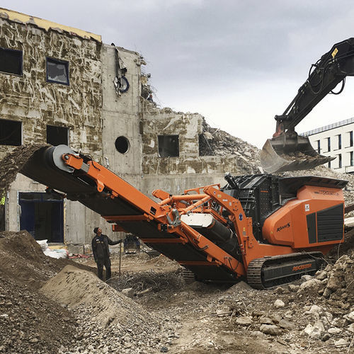 Камнедробилка с ударной гидравлической системой - R1000S - Rockster Austria International GmbH - мобильная / вторичная / высокая производительность