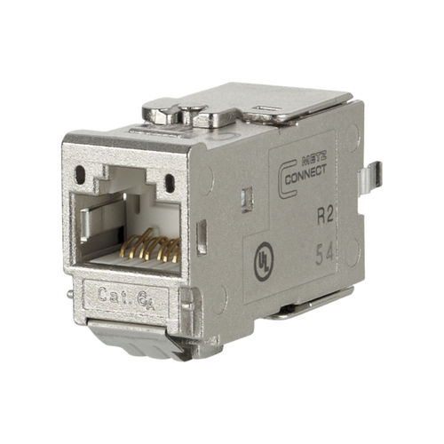 Соединитель для передачи данных - C6Amodul - METZ CONNECT - RJ45 / внутренняя резьба / из литого под давлением цинка