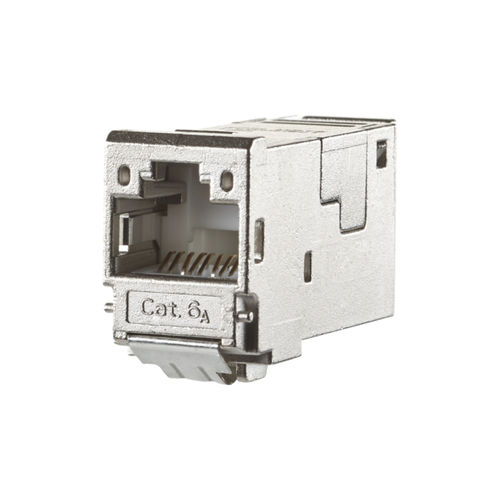 Соединитель для передачи данных - E-DAT modul - METZ CONNECT - RJ45 / внутренняя резьба / из литого под давлением цинка