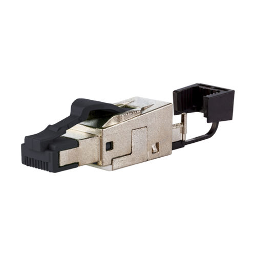 Соединитель для передачи данных - C6A RJ45 - METZ CONNECT - RJ45 / прямой / для промышленного применения