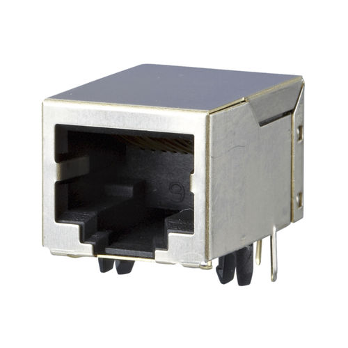 Соединитель для передачи данных - AJT65B, 8P/8C - METZ CONNECT - RJ45 / внутренняя резьба / для печатной платы