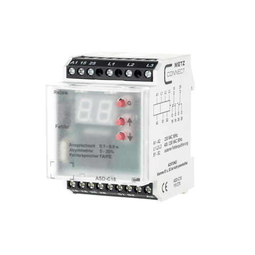 Реле для наблюдения недонапряжение - ASD-C18 - METZ CONNECT - скачков напряжений / фазы / трехфазовое