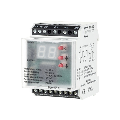 Реле для наблюдения напряжения - EUW-C18 230 V - METZ CONNECT - тока / AC / DC
