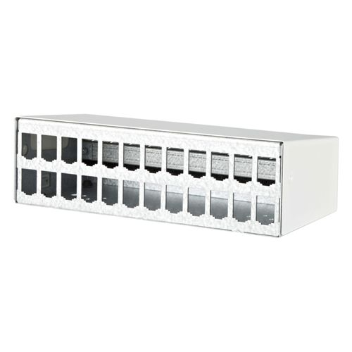 Корпус с настенным монтажом - 130861-2402-E - METZ CONNECT - для укладки с выступом / модульный / из листового металла