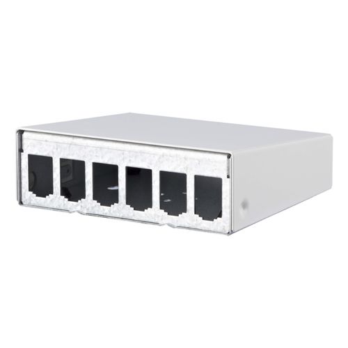 Корпус для монтажа в стену - 130861-0602-E - METZ CONNECT - для письменного стола / для укладки с выступом / модульный