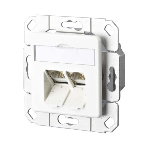 Соединитель для передачи данных - 130C381102-I - METZ CONNECT - RJ45 / розетка / из литого под давлением цинка