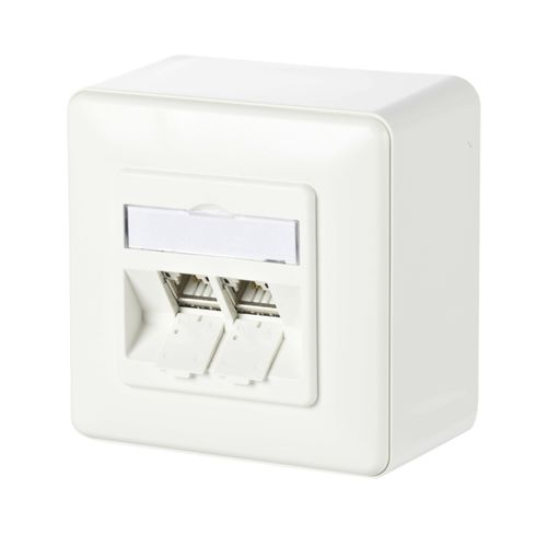 Соединитель для передачи данных -  130B11D20002-E - METZ CONNECT - RJ45 / розетка / из литого под давлением цинка