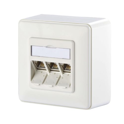 Соединитель для передачи данных -  1309130002-E - METZ CONNECT - RJ45 / розетка / из литого под давлением цинка