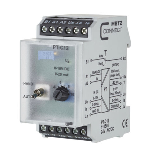 Аналоговый преобразователь сигнала - PT-C12 24 V - METZ CONNECT