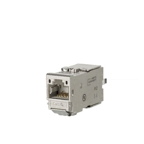 Соединитель для передачи данных - C6Amodul - METZ CONNECT - Ethernet / внутренняя резьба / из литого под давлением цинка