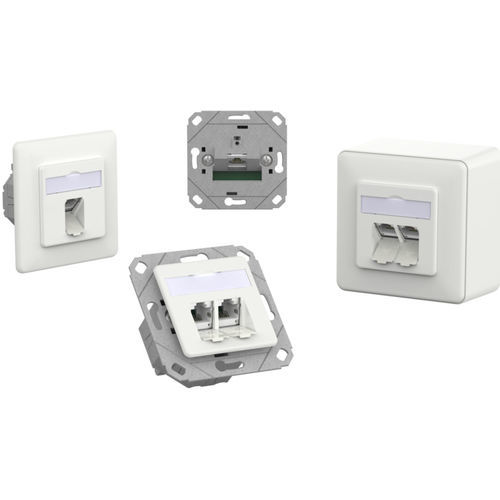 Соединитель RJ45 - E-DAT C6A LSA++ - METZ CONNECT - для передачи данных / из пластика / из литого под давлением цинка