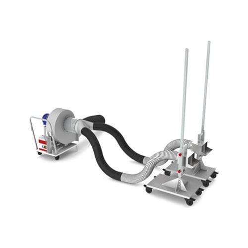 Экстрактор выхлопных газов для грузовика - ELE S - AERSERVICE EQUIPMENTS SRL - мобильный