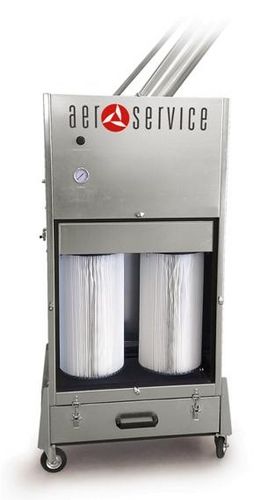 Портативный дымоуловитель - ECART - AERSERVICE EQUIPMENTS SRL - для сварки / с активным угольным фильтром / с картриджем