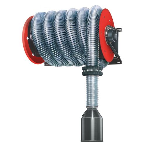 Наматывающее устройство для шланга - ARH - AERSERVICE EQUIPMENTS SRL - моторизованное / для вытяжки выхлопных газов / фиксированное