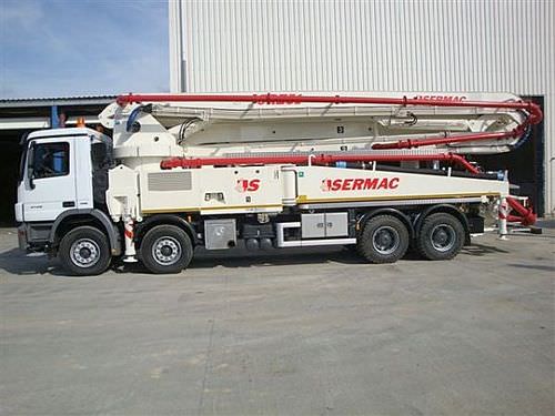 Автобетононасос для строительства - 130 - 184 m³/h, max. 50.1 m | SIRIO 5RZ51 - SERMAC S.p.A.