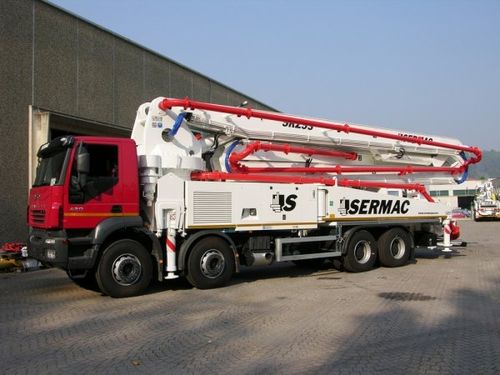 Автобетононасос для строительства - 130 - 184 m³/h, max. 52.8 m | SIRIO 5RZ53 - SERMAC S.p.A.