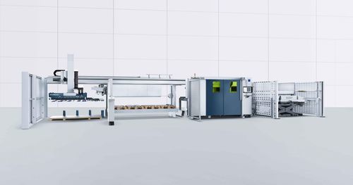 Станок для резки волоконный лазер - TruMatic 5000 - TRUMPF machines & systems - твердотельным лазером / с полым пробойником / для алюминия