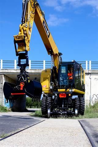 Промежуточный экскаватор - 22TRR  - UNAC - колесный / Tier 3 / для строительной площадки