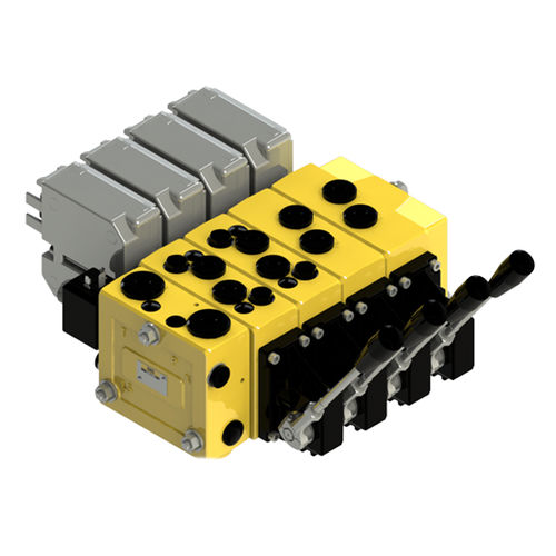Пропорциональный гидравлический распределитель - GPV 130 - GMS Hydraulic Components - с выдвижным ящиком / с рычагом