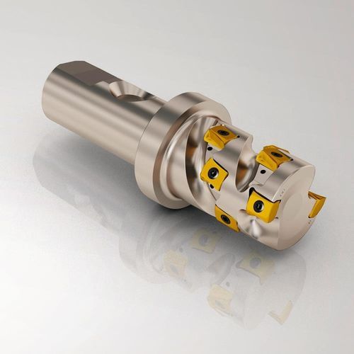 Фрезер два размера - Helical T4 08 series - SECO TOOLS - с пластинами / шпоночный / высокоэффективный