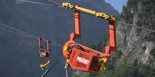 Механизированная тележка - MSK 2 - Wyssen Seilbahnen AG - для подвесных дорог